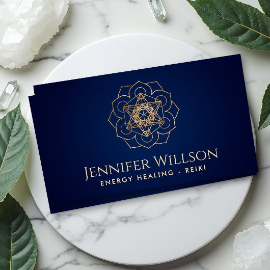 メタトロンの蓮の花のキューブ 名刺