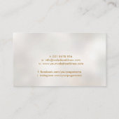 メタトロンの蓮の花のキューブ 名刺 (裏面)