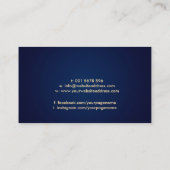 メタトロンの蓮の花のキューブ 名刺 (裏面)