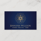 メタトロンの蓮の花のキューブ 名刺 (正面)