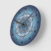 メタトロン立方体 ラウンド壁時計 (傾斜)