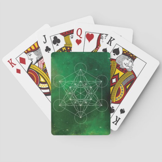 メタトロン、チャクラ、禅、神聖な幾何学的、天使 トランプ (裏面)
