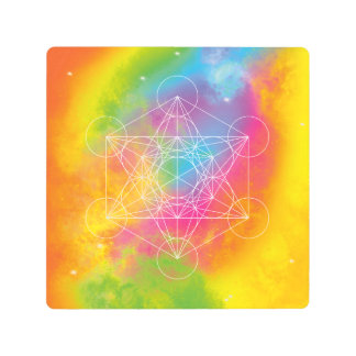 メタトロン，抽象芸術,チャクラ，禅，瞑想， メタルプリント