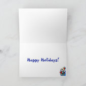 メタファントウィンターシーンホリデーカード カード (内部)