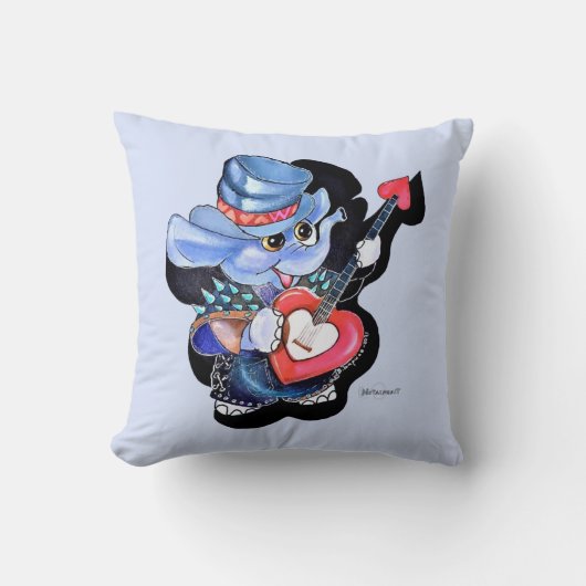 メタファントハートギター装飾用クッション クッション (正面)