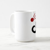 メタファー#5(隕石付き恐竜) コーヒーマグカップ (正面左)