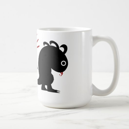 メタファー#5(隕石付き恐竜) コーヒーマグカップ (右)