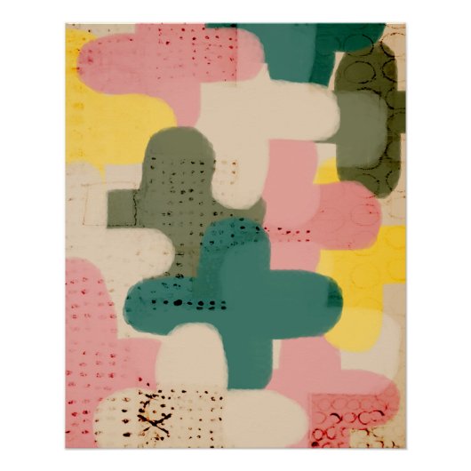 メタファー_6_growth_3つややかなポスター ポスター (正面)