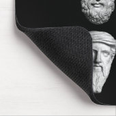 メタフィシカソクラテスPlato Aristotle Propher M マウスパッド (コーナー)