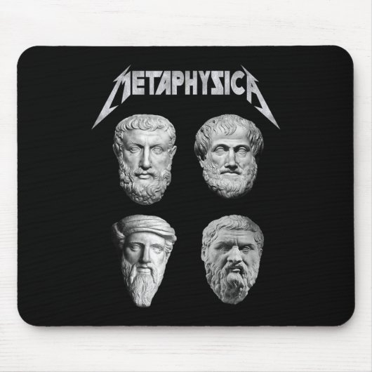 メタフィシカソクラテスPlato Aristotle Propher M マウスパッド (正面)