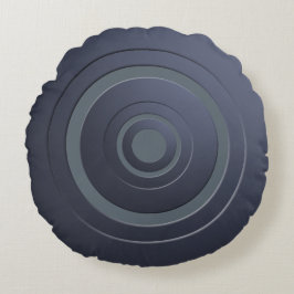 メタモダンリック円（青） （任意の色） ラウンドクッション