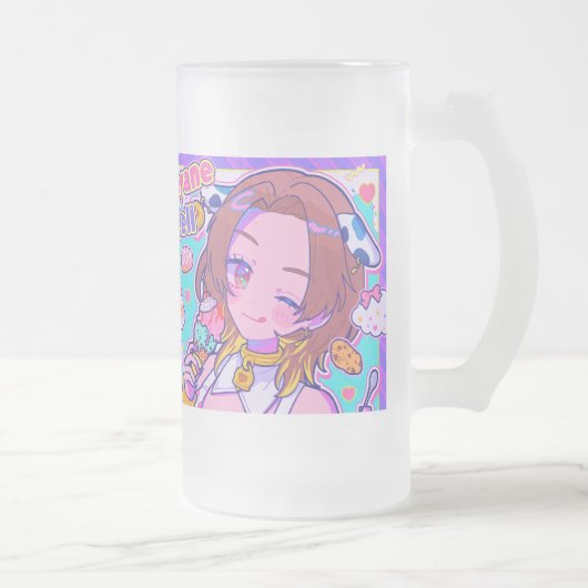 メタモルフォーゼべる フロストグラスビールジョッキ (右)