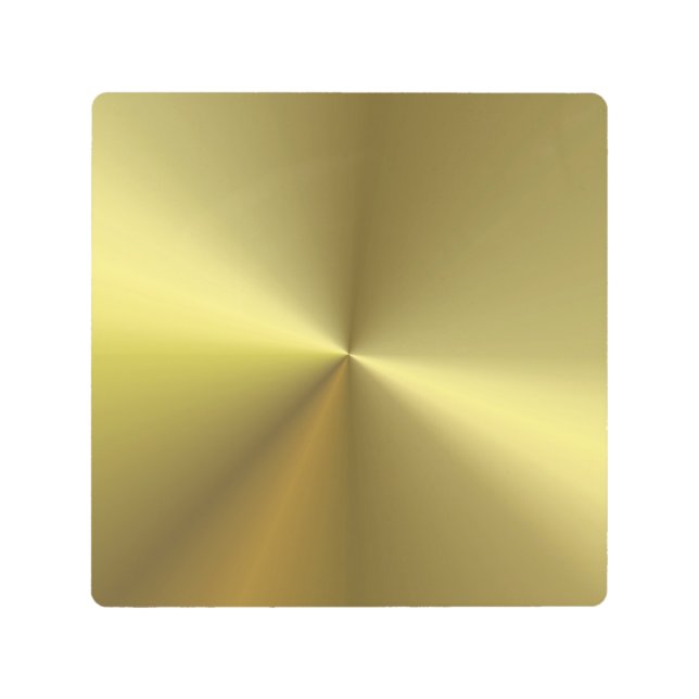 メタリエレガントック金ゴールドの外観 メタルプリント (正面)