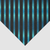 メタリックきらめくブルー斜めストライプ 薄葉紙 (詳細)