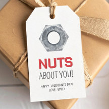 メタリックなナッツのバレンタインデーギフト「Nuts About You」