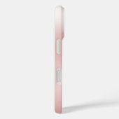メタリックな桜色の立体的なユリの花 Case-Mate iPhoneケース (裏面 / 右)