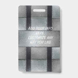 メタリックな社員バッジ バッジ