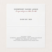 メタリックな青い色の背モダン景 名刺 (内部フラット)