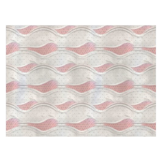 メタリックはっきりしたな3Dレッドグレーのテクスチャのテーブルクロス テーブルクロス (正面(横))