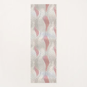 メタリックはっきりしたな3DレッドグレーのテクスチャはヨガMに見える ヨガマット (正面)