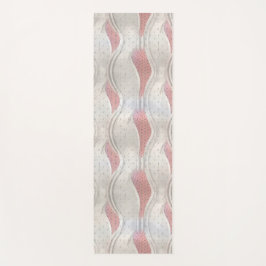 メタリックはっきりしたな3DレッドグレーのテクスチャはヨガMに見える ヨガマット