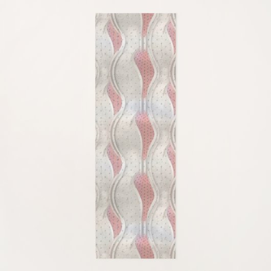 メタリックはっきりしたな3DレッドグレーのテクスチャはヨガMに見える ヨガマット (正面)