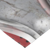 メタリックはっきりしたな3Dレッドグレーのテクスチャ テーブルクロス (アングル)