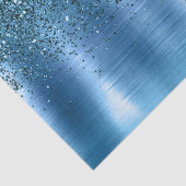 メタリックアクアブルースパークルグリッター 薄葉紙 (詳細)