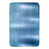 メタリックアクアブルー バスマット (正面縦)