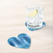 メタリックアクアブルー ペーパーコースター (インサイチュ)