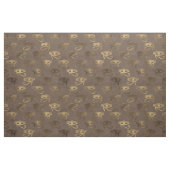 メタリックエジプトアイオンブラウン ファブリック (ファットクウォーター)