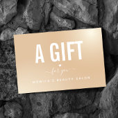 メタリックエレガントグラデーションハートミニマリスト