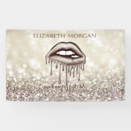 メタリックエレガントモダンドリップリップ、《写真》ぼけ味 横断幕