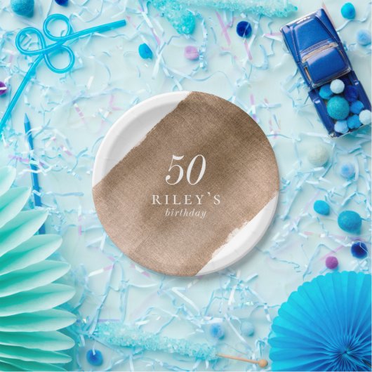 メタリックエレガント金ゴールドバースデーパーティー紙プレート ペーパープレート (パーティー)