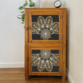 メタリックエレガント金ゴールドフェイクマンダラスデクページ 薄葉紙