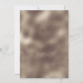 メタリックエレガント銅グリーンティール(緑がかった色)結婚のインビタット 招待状 (裏面)