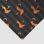 メタリックオレンジ色の魔女ブラックハロウィーンデカップージ 薄葉紙 (詳細)