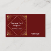 メタリッククラスサウスウエスタンスタイル名刺 名刺 (正面)