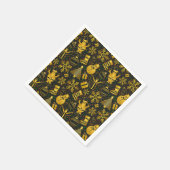 メタリッククリスマスコラージュ スタンダードカクテルナプキン (角)