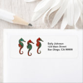 メタリッククリスマスシーホーストリオ ラベル (インサイチュ)