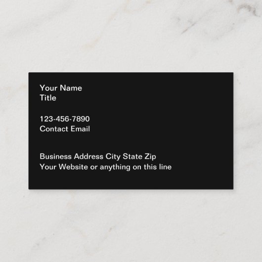 メタリッククールルック 名刺 (裏面)