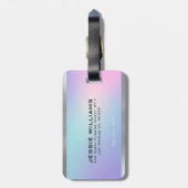 メタリックグラデーションアクセント ラゲッジタグ (裏面縦)