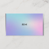 メタリックグラデーションアクセント 名刺 (正面)