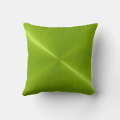 メタリックグリーンステンレス鋼メタルルック クッション (裏面)