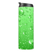メタリックグリーン水滴 タンブラー (回転右)