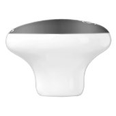 メタリックグレークリスマス セラミックノブ (側面)