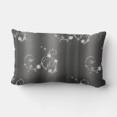 メタリックグレークリスマス ランバークッション (裏面)