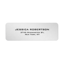 メタリックグレープレーンエレガントモダントレンディー ラベル