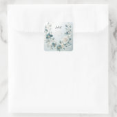 メタリックグロス シャイニー ハイ エンド シルバー ブライダルシャワー スクエアシール (バッグ)