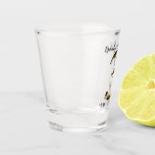 メタリックゴールデン結婚3周年 ショットグラス (左)